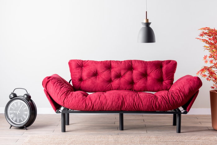 Atelier Del Sofa Nitta Triple - Maroon Atelier Del Sofa Nitta Triple - Maroon